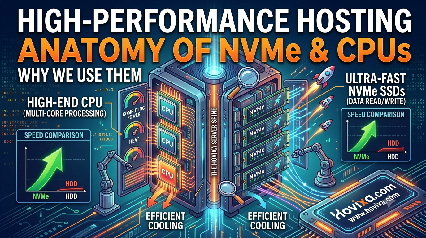 Lagom Blog & Announcements - The Anatomy of High-Performance Hosting: Why We Only Use NVMe & High-End CPUs